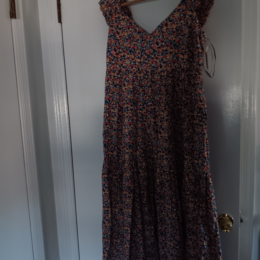 Women's new tiered maxi dress